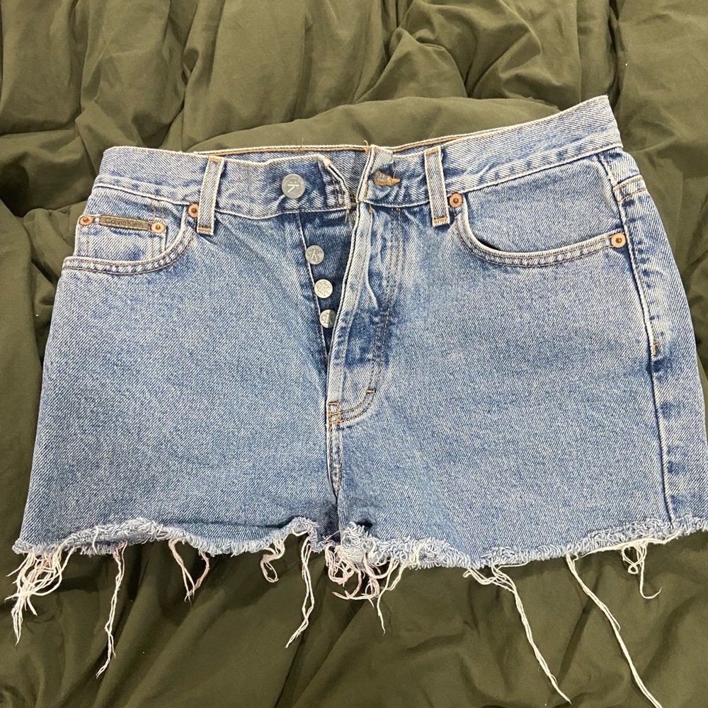 Size 5 High Wasted Calvin Klein Shorts